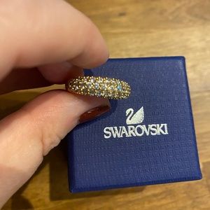 Swarovski crystal ring